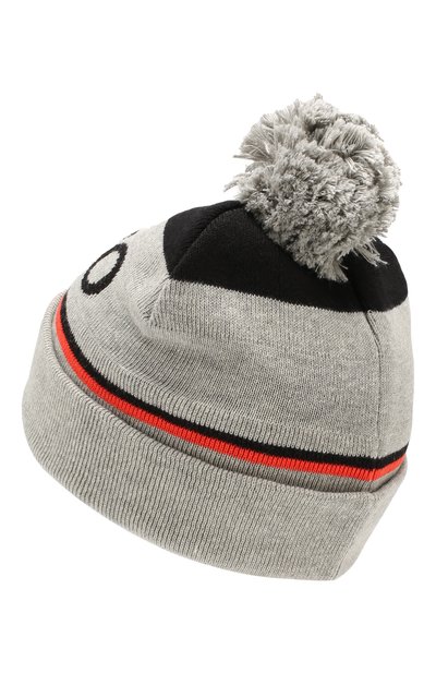 Хлопковая шапка KENZO серого цвета по цене 5030 руб., арт. KP90518, фото 2 Хлопковая шапка KENZO, арт. KP90518, фото 2