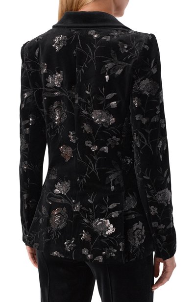 Жакет с отделкой пайетками ELIE SAAB, арт. J0280NP26/VLE02, фото 4