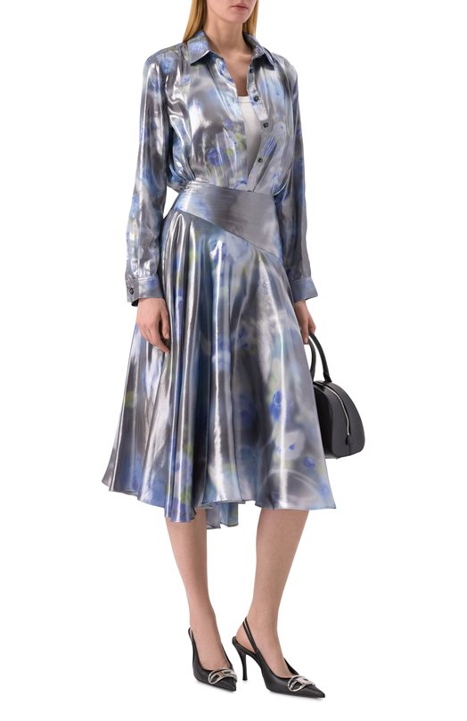 Атласная юбка Diesel A20322/0DMBP Синий  A20322/0DMBP Фото 2