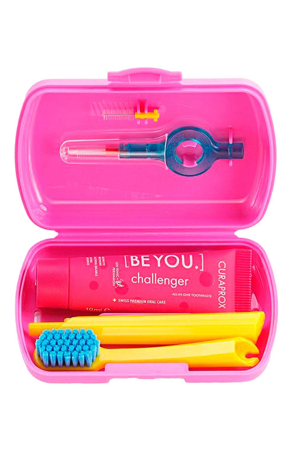 Дорожный набор be you в розовом боксе CURAPROX, арт. 7612412429886, фото 1