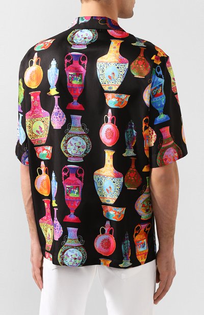 Рубашка VERSACE разноцветного цвета по цене 105500 руб., арт. A85919/A233880, фото 4 Рубашка VERSACE, арт. A85919/A233880, фото 4