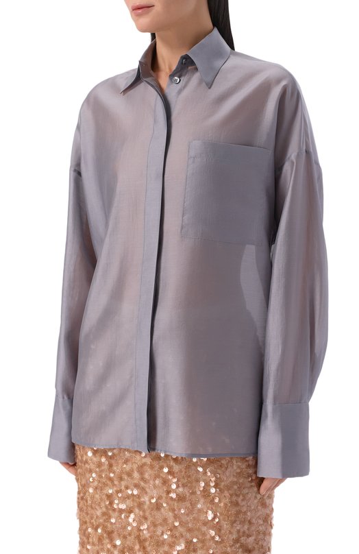 Рубашка Seven Lab 325-S-W-14-21-087 Серый  325-S-W-14-21-087 Фото 3