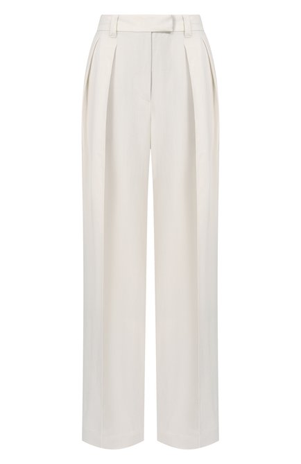 Женские брюки из вискозы и льна BRUNELLO CUCINELLI, арт. MH126P8512