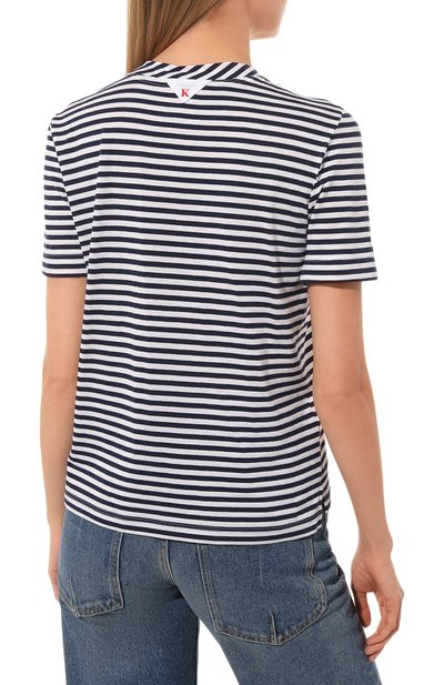 Футболка из хлопка и шелка KITON, арт. D53450K0983B, фото 4