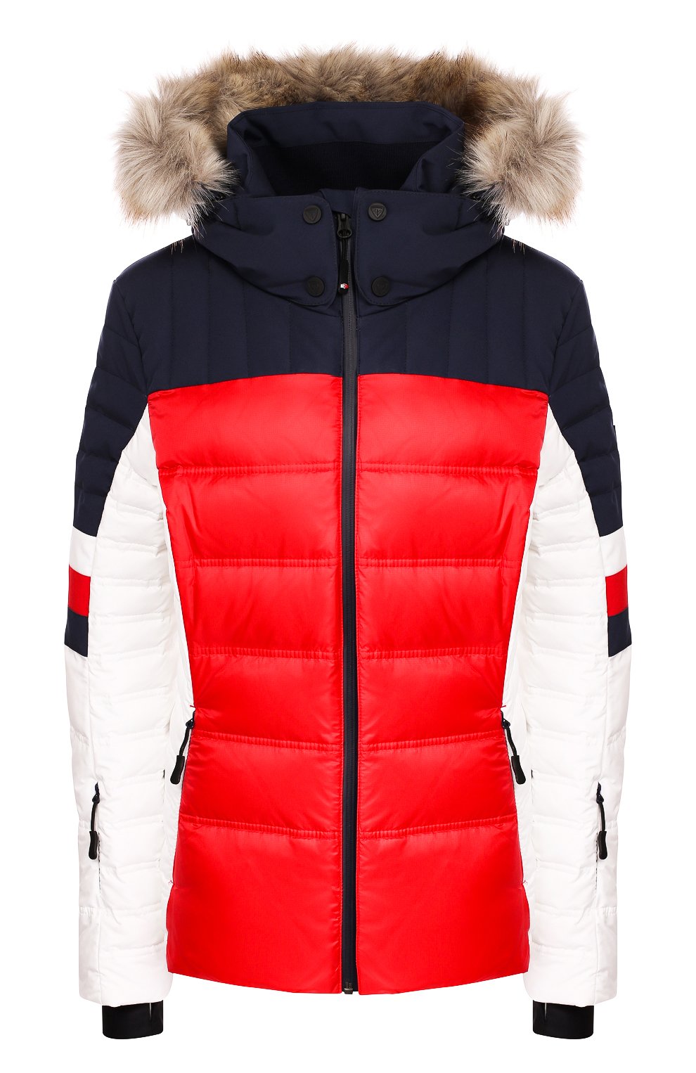 Пуховик rossignol TOMMY HILFIGER разноцветного цвета по цене 66990 руб., арт. WW0WW26369, фото 1 Пуховик rossignol TOMMY HILFIGER, арт. WW0WW26369, фото 1