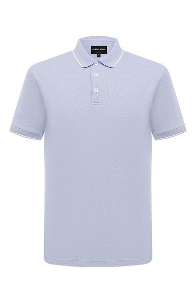 Мужское хлопковое поло GIORGIO ARMANI, арт. 3KSF75/SJMZZ