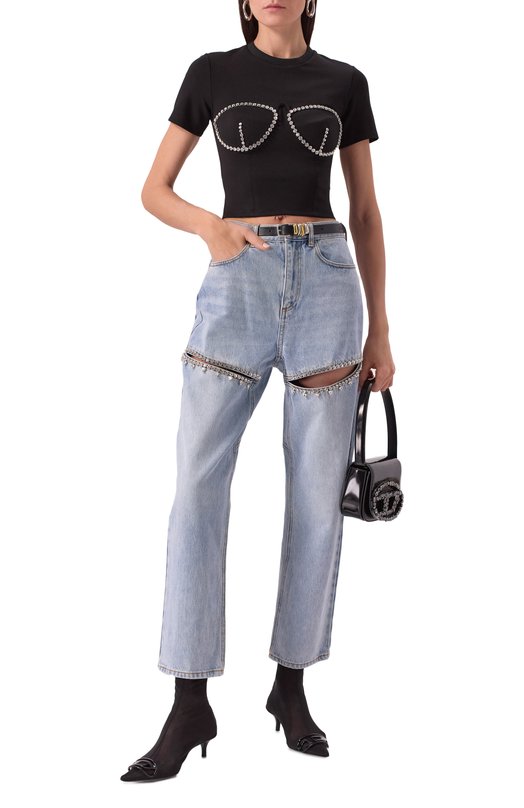 Футболка из вискозы Area 0000T03184 Чёрный  0000T03184 Фото 2