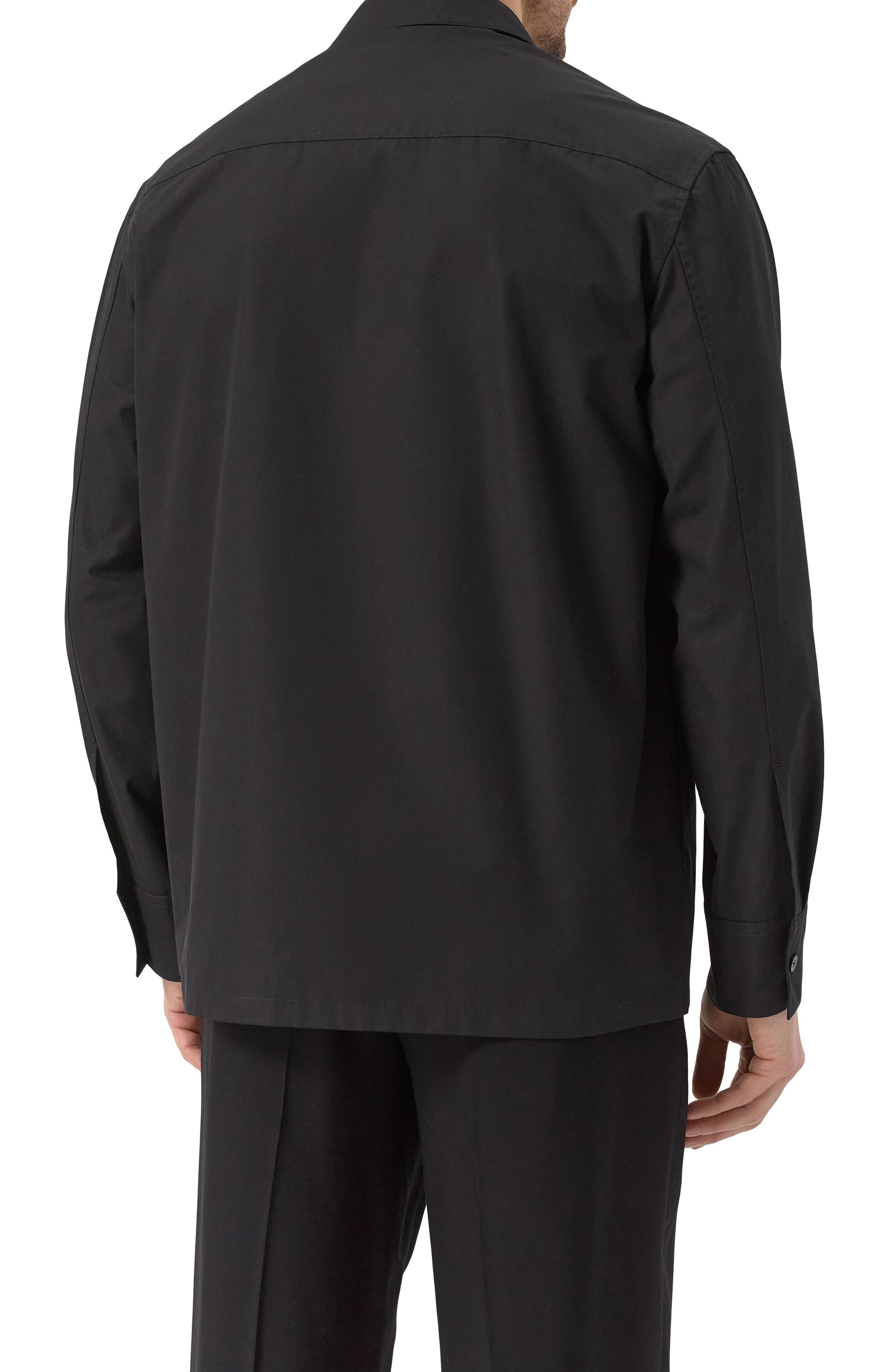 Хлопковая рубашка JIL SANDER, арт. J22DL0249/J45002, фото 4