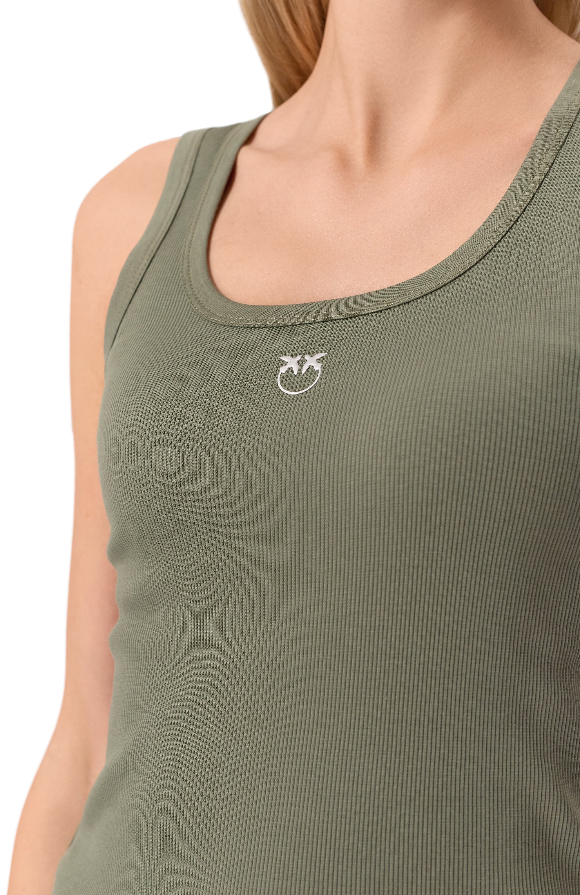 Хлопковая майка PINKO, арт. 100807/A2C1, фото 5