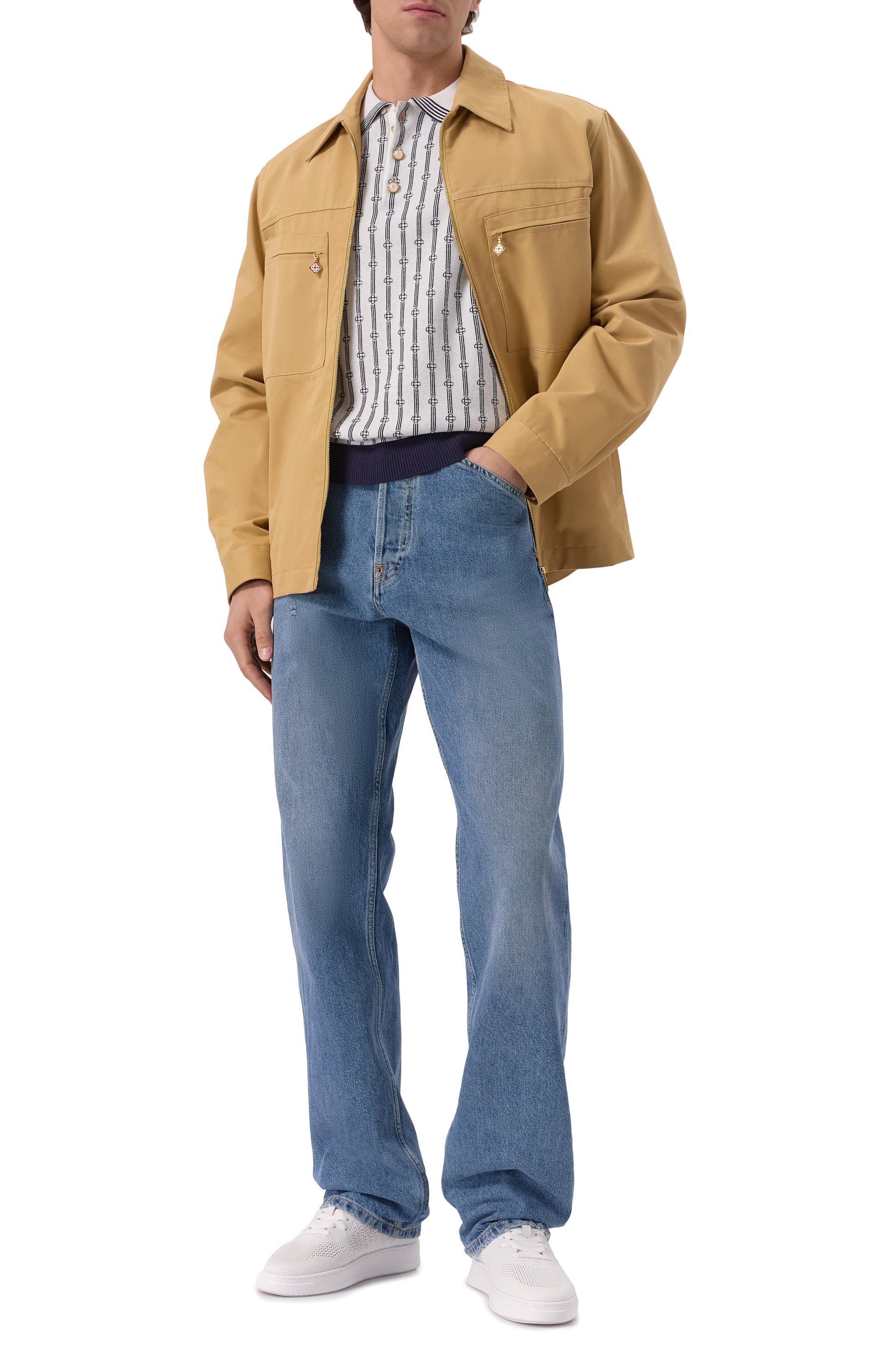 Хлопковое поло CASABLANCA, арт. MS25KW89501, фото 2