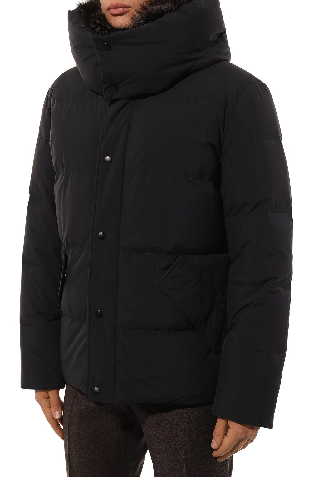 Пуховик с отде�лкой из песца YVES SALOMON, арт. 25WHV01370K26G, фото 3