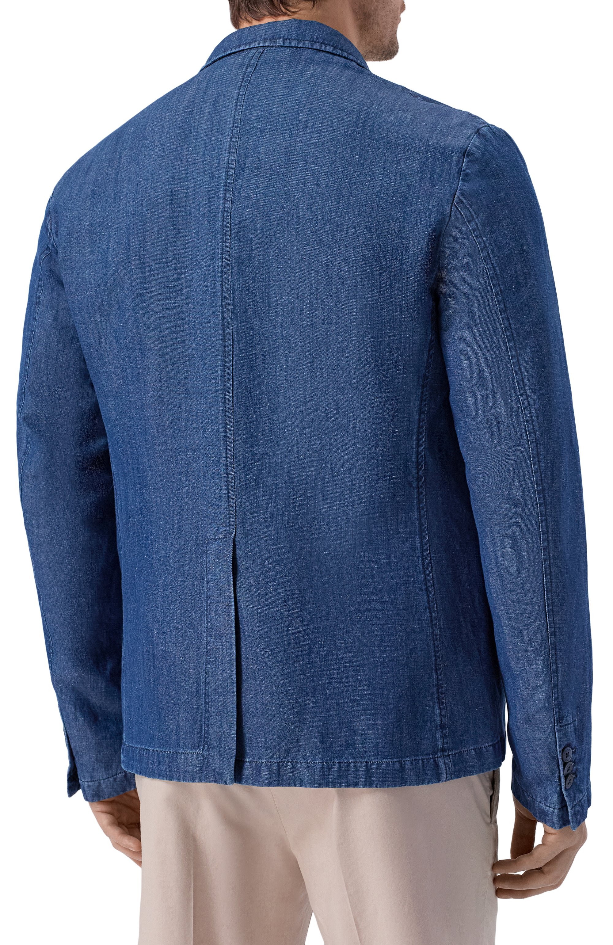 Пиджак изо льна и хлопка INLINUM, арт. JAC0B/WESTERN, фото 4