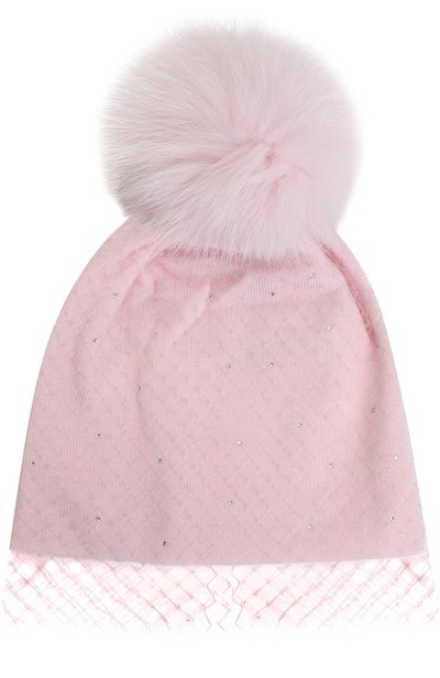 Шерстяная шапка с вуалью и помпоном IL TRENINO, арт. 17 4429/E0, фото 1