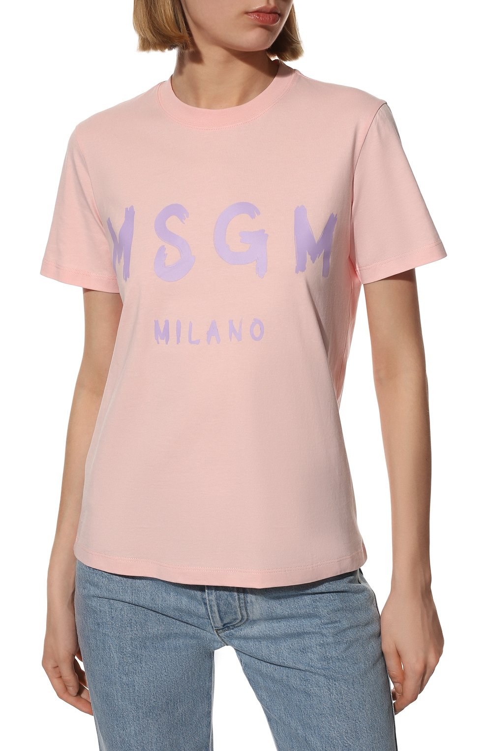 Хлопковая футболка MSGM, арт. 3241MDM510 227298, фото 3