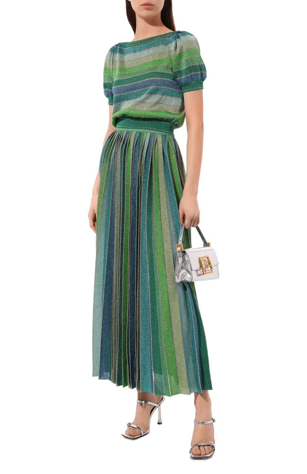 Юбка GUCCI зеленого цвета по цене 259200 руб., арт. 664546 XKBVE, фото 2 Юбка GUCCI, арт. 664546 XKBVE, фото 2