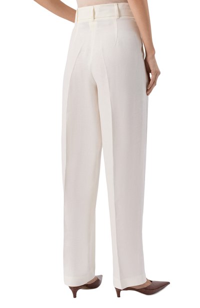 Льняные брюки MAX MARA STUDIO, арт. SIAMESE, фото 4