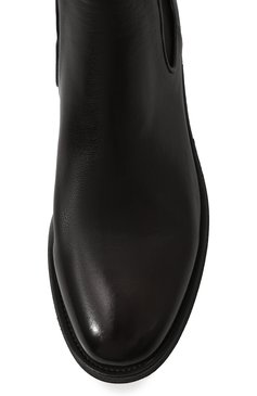 Мужские кожаные челси PANTANETTI темно-коричневого цвета, арт. 16802F | Фото 6 (Материал внутренний: Натуральная кожа; Материал сплава: Проставлено; Подошва: Плоская; Драгоценные камни: Проставлено; Мужское Кросс-КТ: Сапоги-обувь, Челси-обувь)