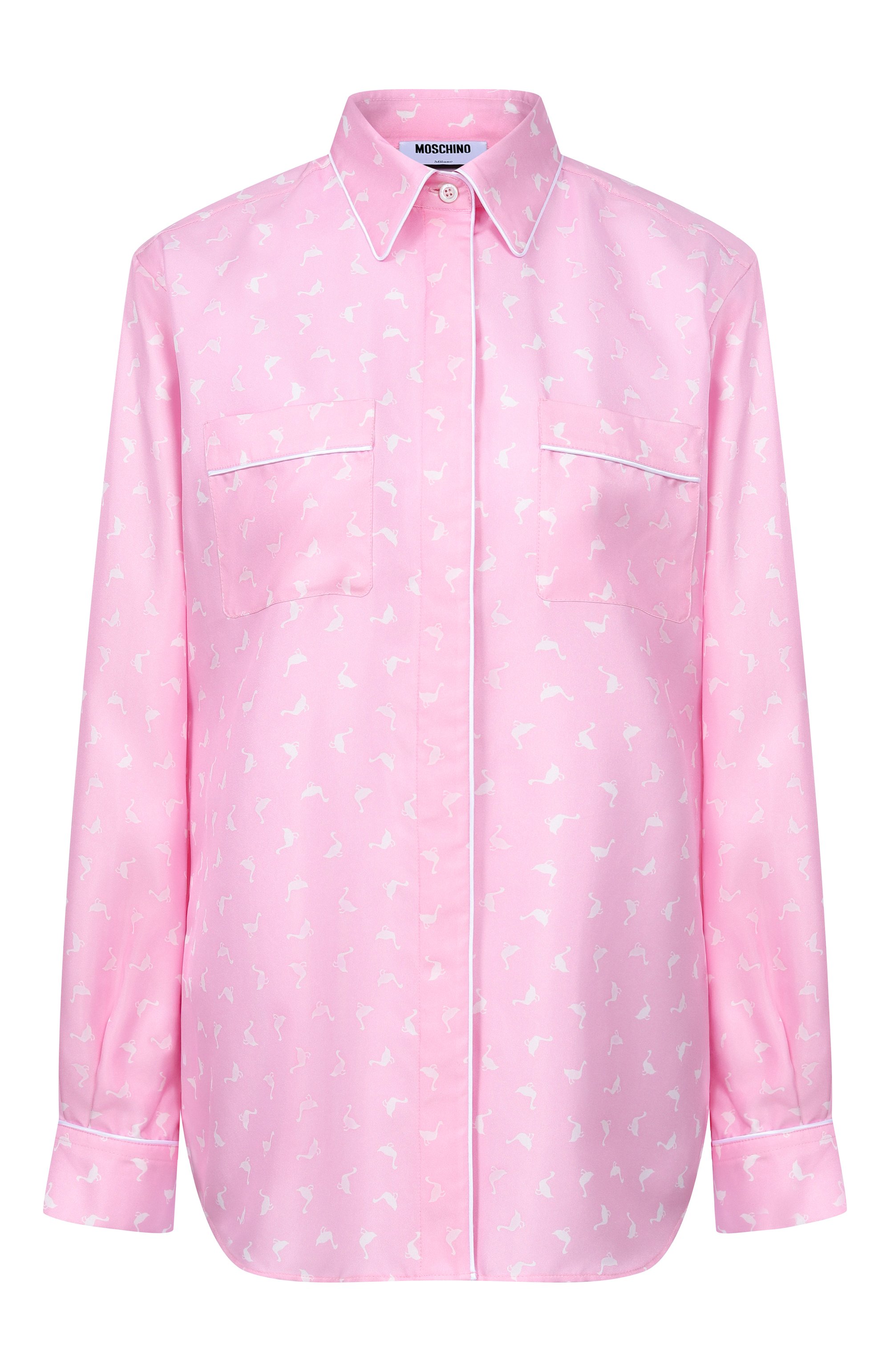 Шелковая рубашка MOSCHINO, арт. A0228/0562, фото 1