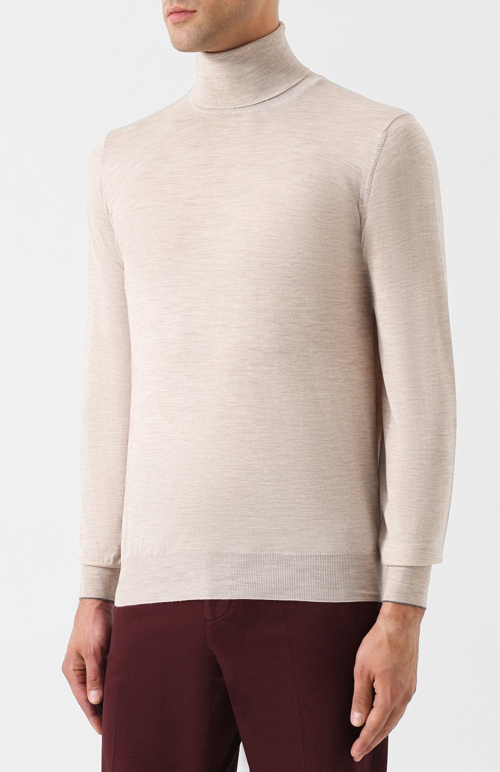 Водолазк а из шерсти и кашемира BRUNELLO CUCINELLI, арт. M2400103, фото 3