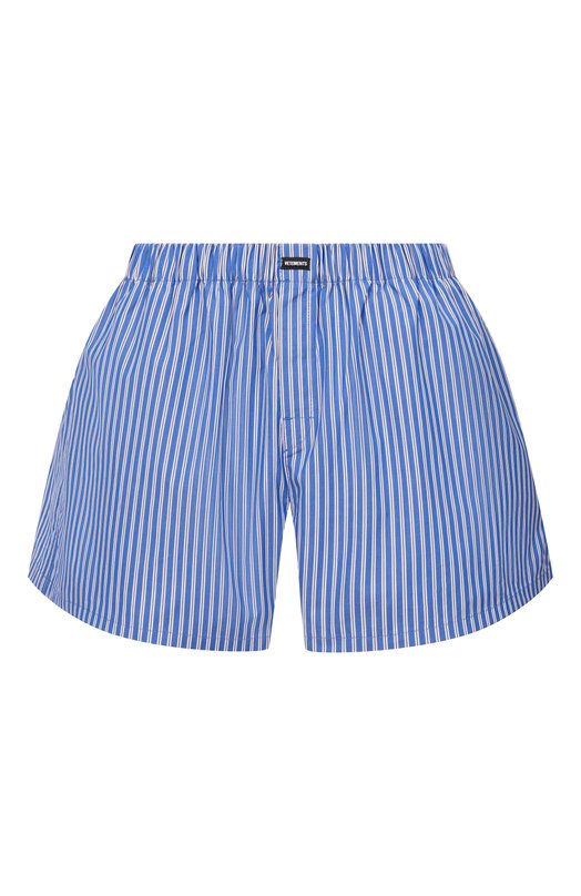 Хлопковые шорты VETEMENTS WE76SS384NS/26134 P0PLIN Синий WE76SS384NS/26134 P0PLIN