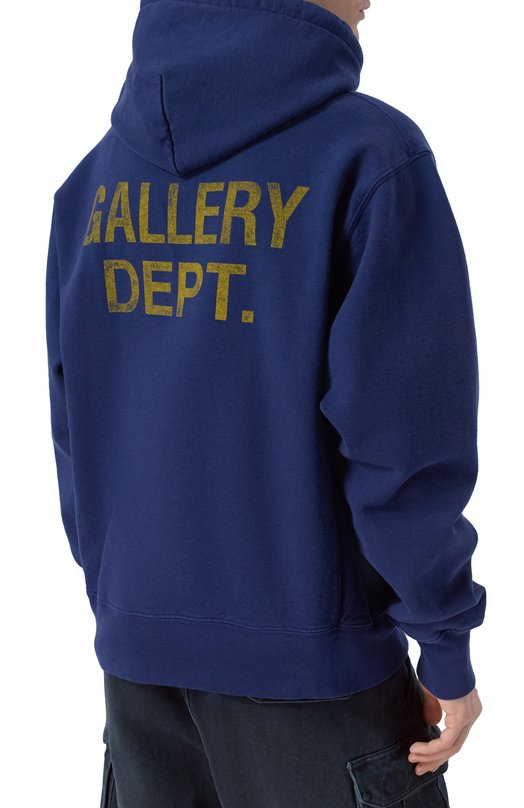 Хлопковое худи Gallery Dept. GPH-50044 Синий  GPH-50044 Фото 4