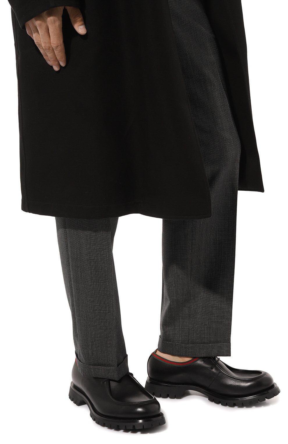 Кожаные дерби GUCCI, арт. 643721 DTN90, фото 3