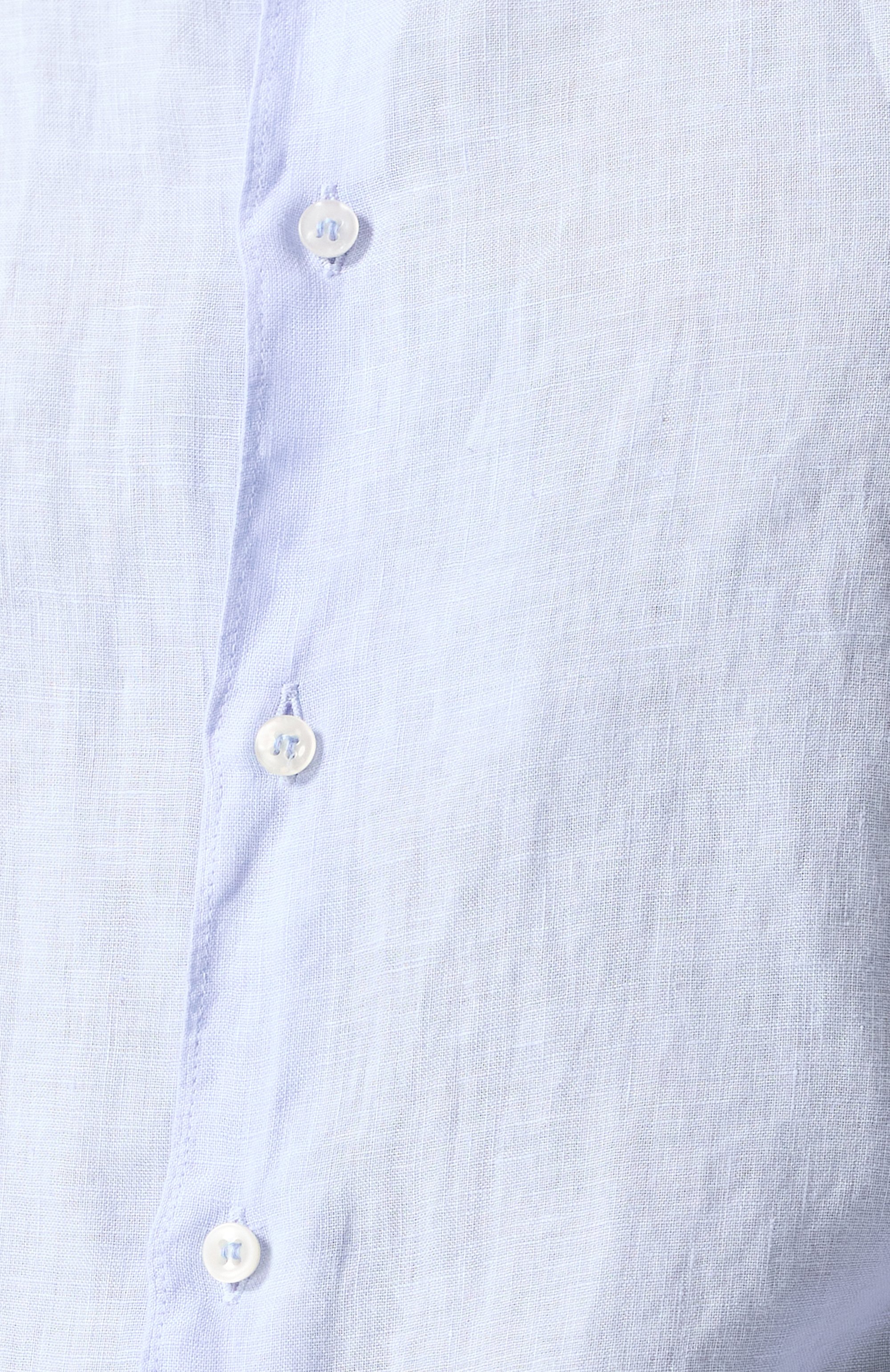 Льняная рубашка PAUL&SHARK светло-голубого цвета по цене 33350 руб., арт. 25413180CF, фото 5 Льняная рубашка PAUL&SHARK, арт. 25413180CF, фото 5