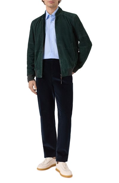 Замшевый бомбер WINDSOR, арт. B0RELL03-L/1300160L, фото 2