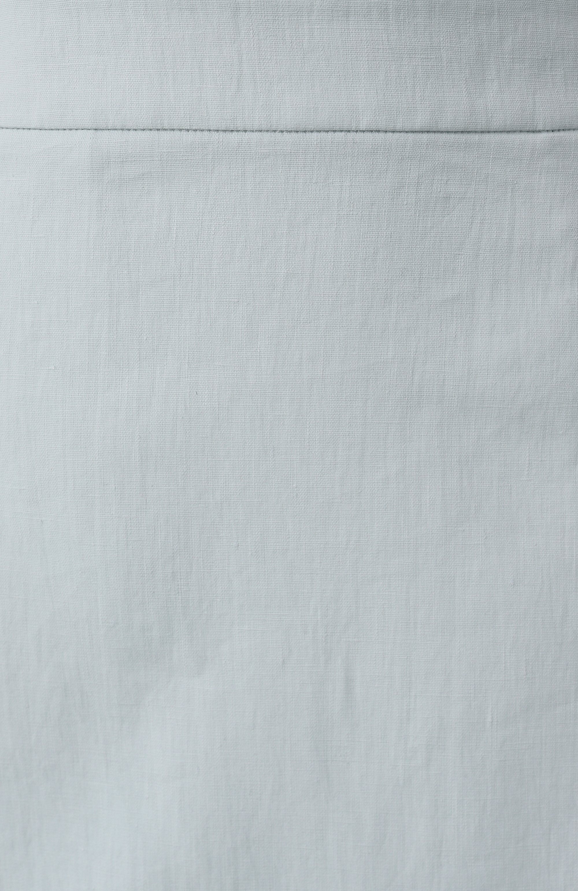 Льняная юбка JIL SANDER голубого цвета по цене 135500 руб., арт. J04MA0006/J60001, фото 6 Льняная юбка JIL SANDER, арт. J04MA0006/J60001, фото 6