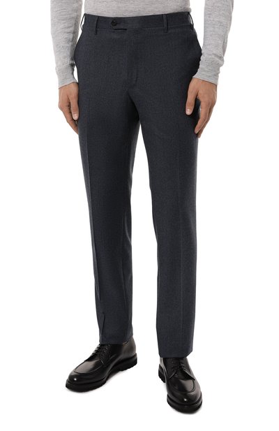 Шерстяные брюки CORNELIANI синего цвета по цене 39700 руб., арт. 925B01-3818111, фото 3 Шерстяные брюки CORNELIANI, арт. 925B01-3818111, фото 3
