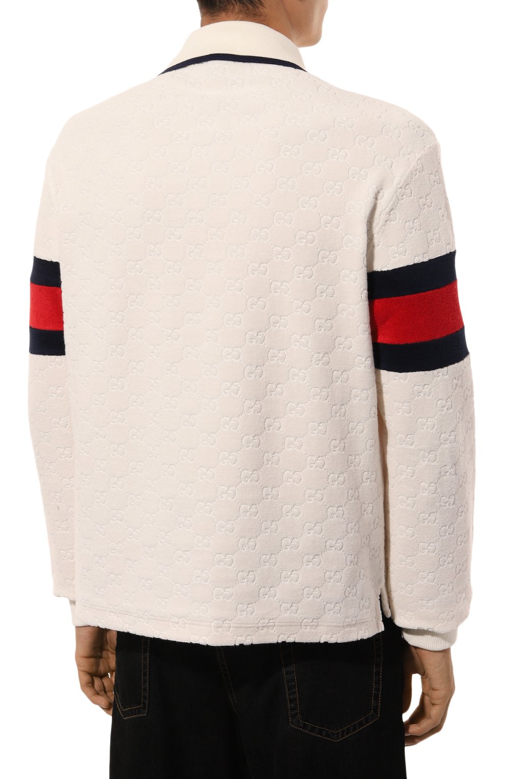 Хлопковое поло GUCCI, арт. 768615/XJF4E, фото 4