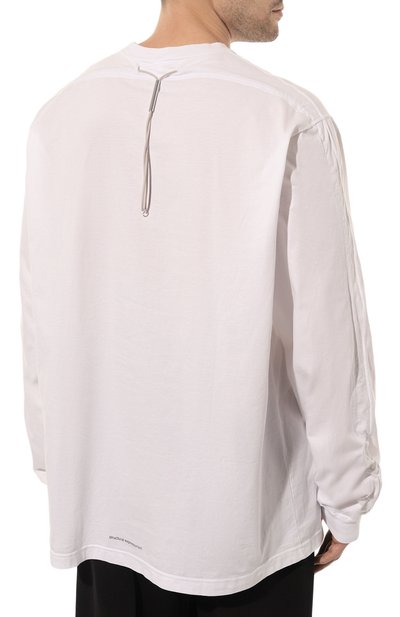 Хлопковый лонгслив KAZUYUKI KUMAGAI белого цвета по цене 44600 руб., арт. VJ22-317, фото 4 Хлопковый лонгслив KAZUYUKI KUMAGAI, арт. VJ22-317, фото 4