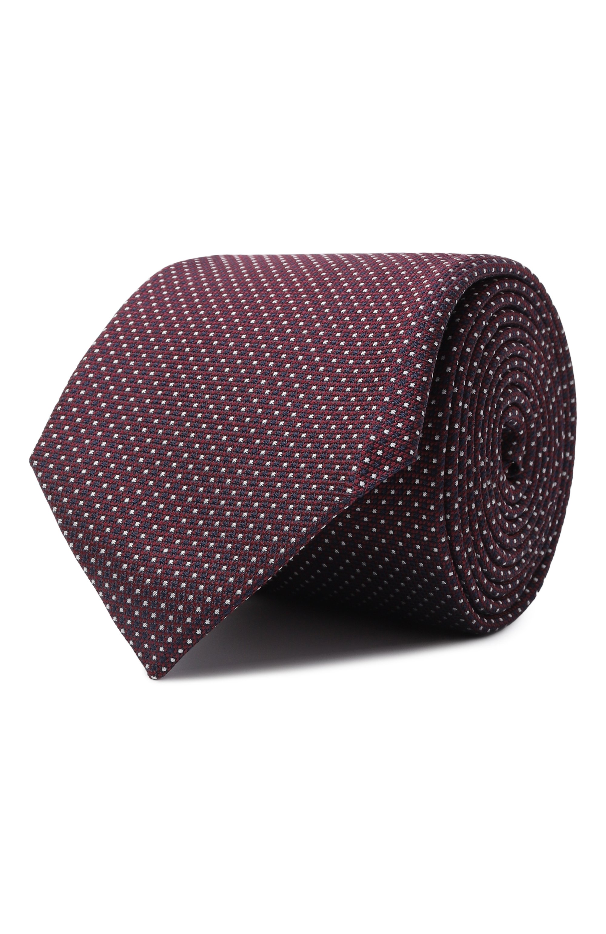 Шелковый галстук CORNELIANI темно-бордового цвета по цене 25750 руб., арт. 27U302/2720303, фото 1 Шелковый галстук CORNELIANI, арт. 27U302/2720303, фото 1