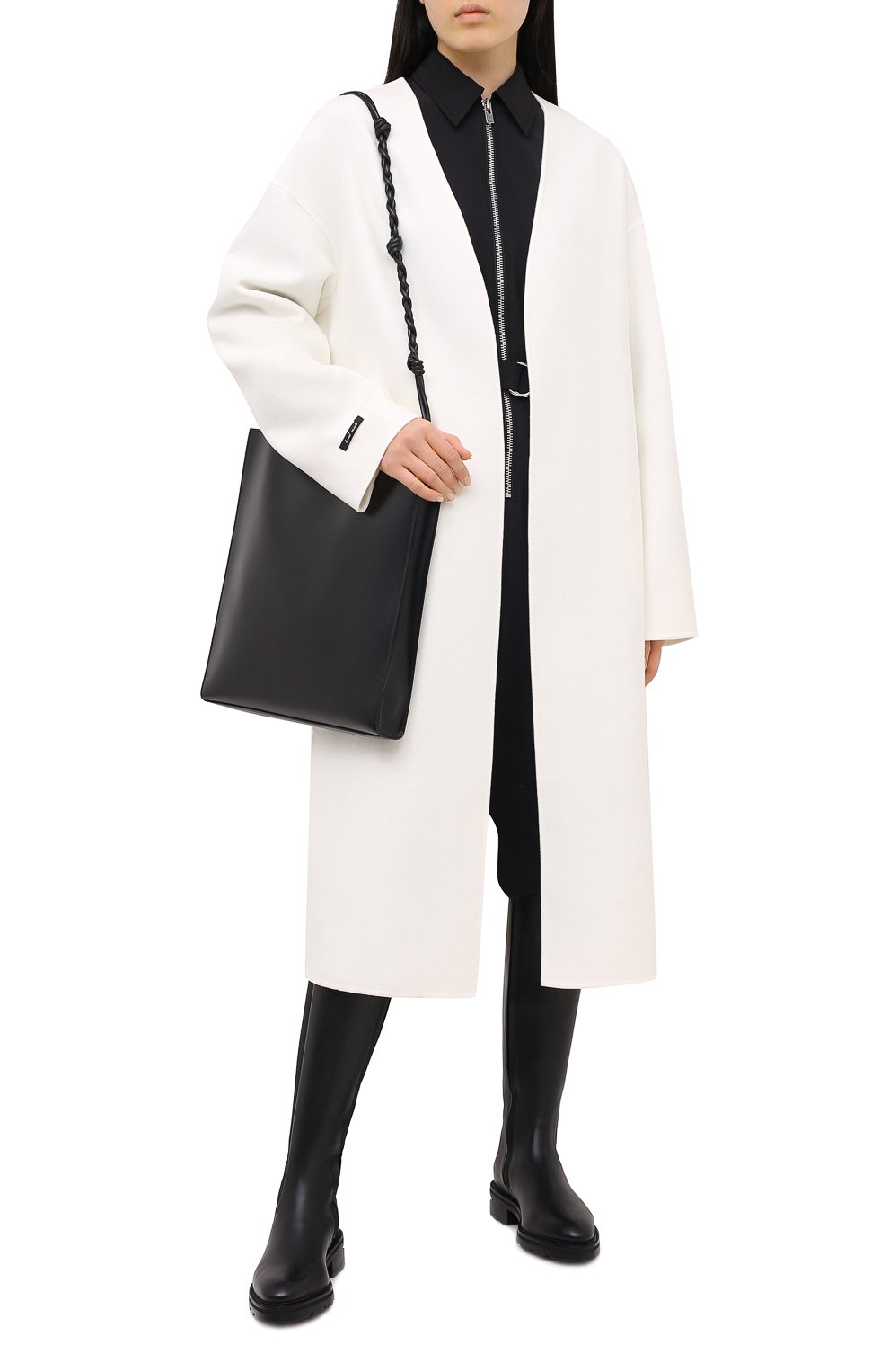 Пальто из шерсти и кашемира MANZONI24, арт. 20M742-DB3L8/38-46, фото 3