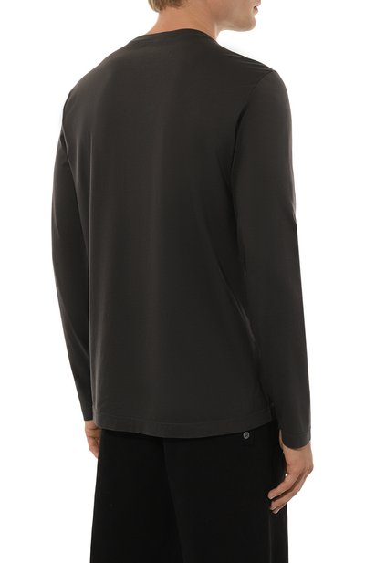 Хлопковый лонгслив TRANSIT темно-серого цвета по цене 15300 руб., арт. CFUTRY2371, фото 4 Хлопковый лонгслив TRANSIT, арт. CFUTRY2371, фото 4
