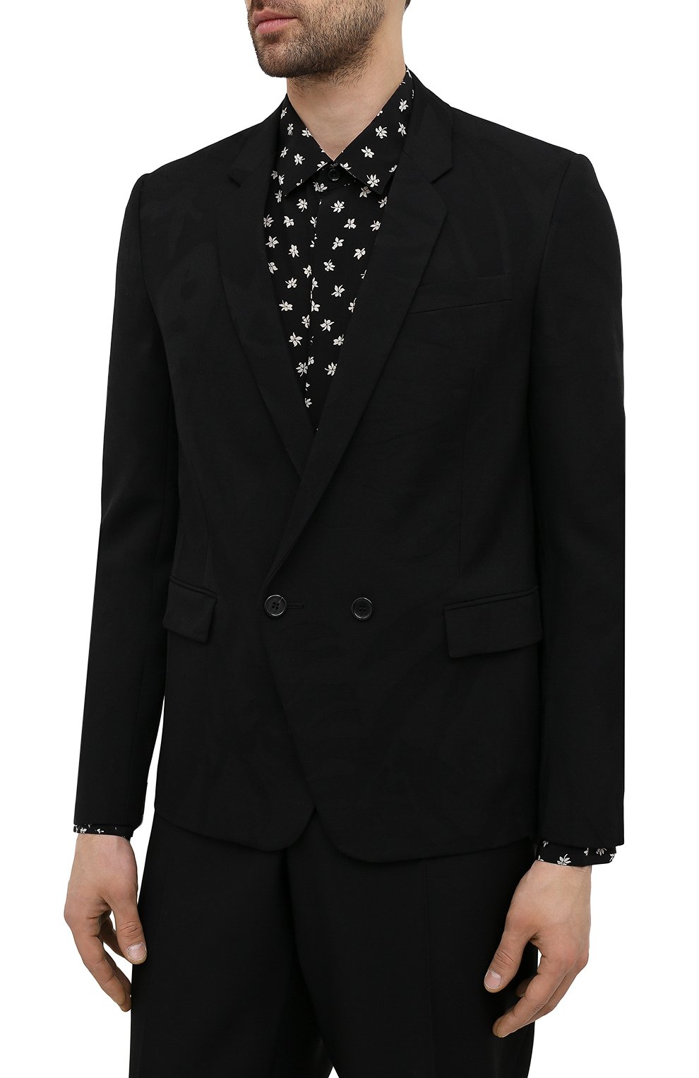 Шерстяной пиджак SAINT LAURENT, арт. 645177/Y1C71, фото 3