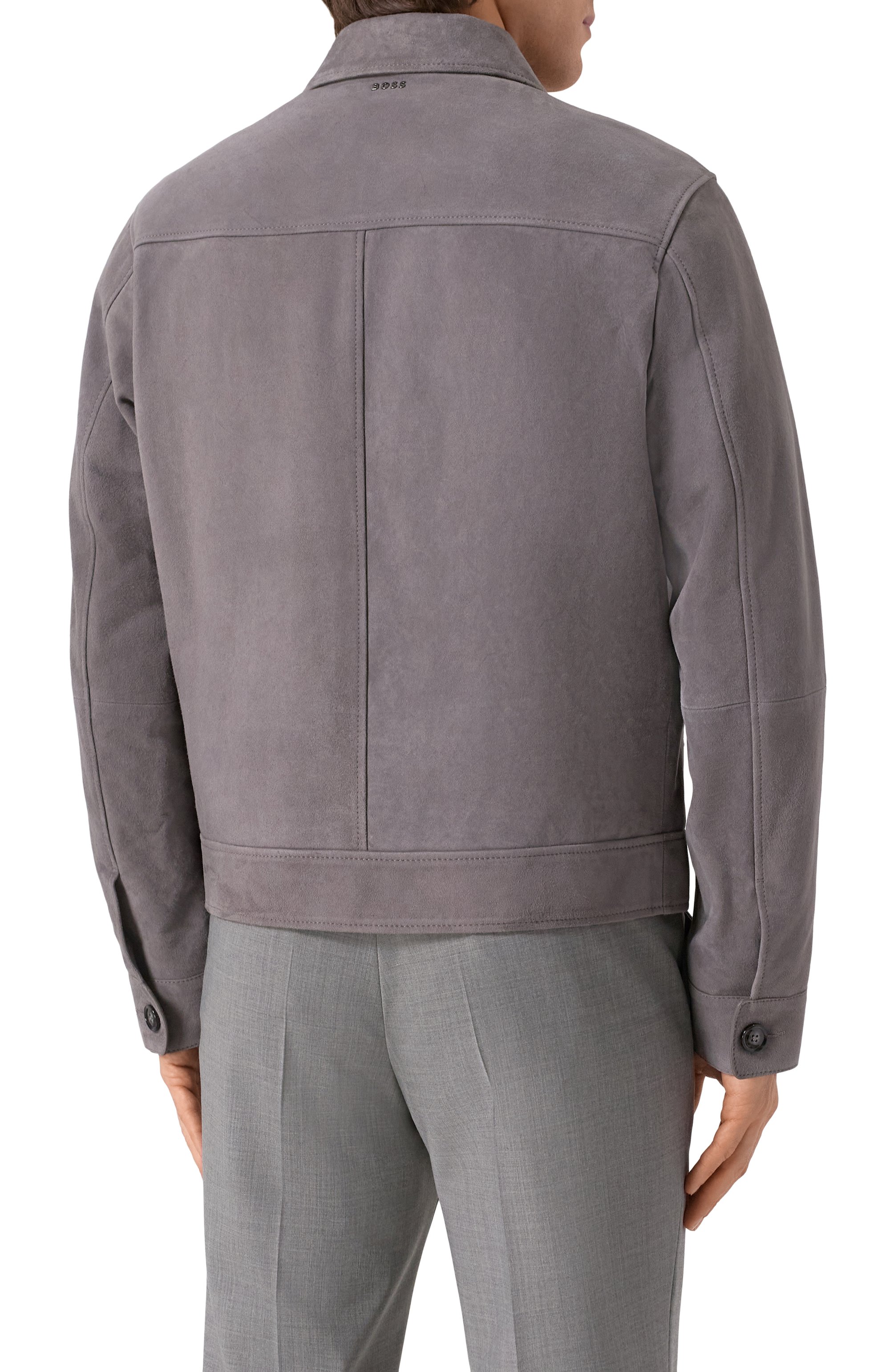 Замшевая куртка BOSS, арт. 50528014, фото 4