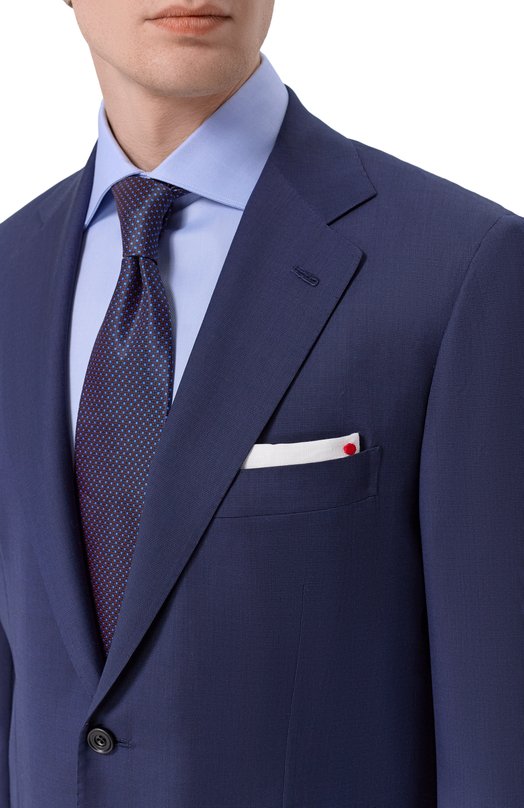 Шерстяной костюм Kiton UA81K0600G Синий  UA81K0600G Фото 6