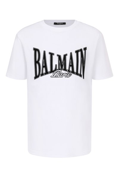 Мужская хлопковая футболка BALMAIN, арт. FH0EG000/BD29