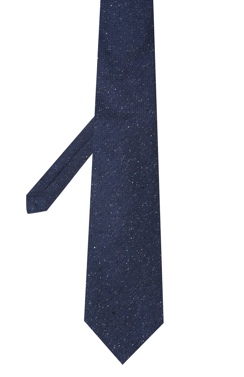Шелковый галстук KITON темно-синего цвета по цене 27850 руб., арт. UCRVKLC04G95, фото 2 Шелковый галстук KITON, арт. UCRVKLC04G95, фото 2