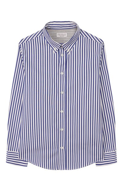 Хлопковая рубашка BRUNELLO CUCINELLI, арт. BQ6613008B, фото 1