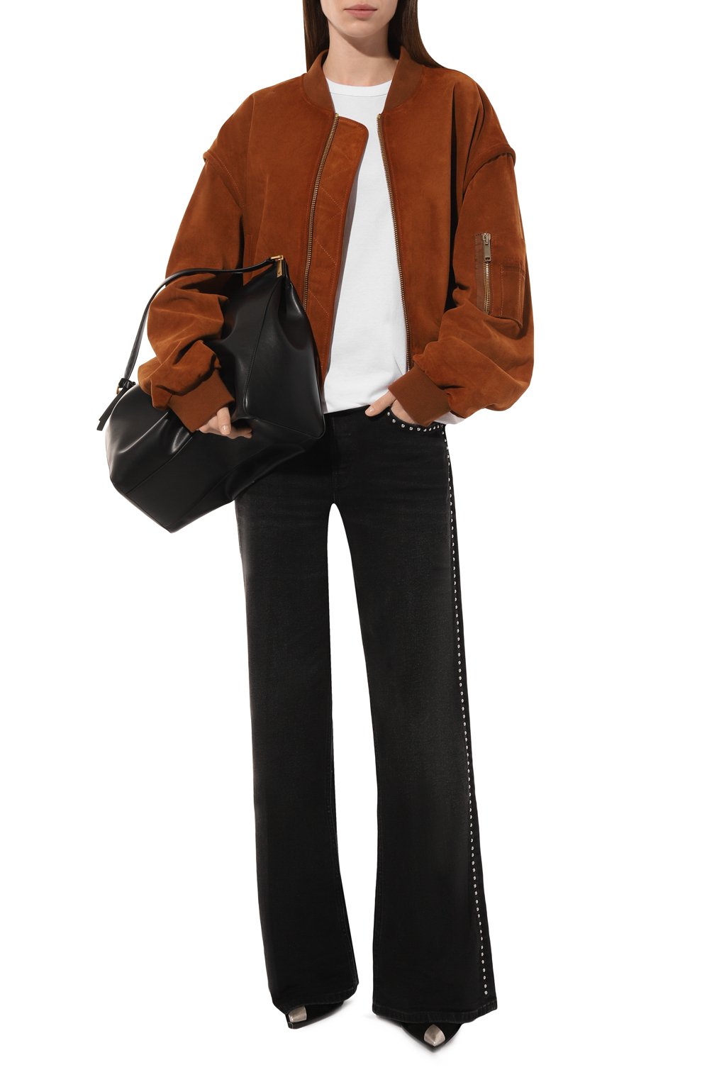 Хлопковая футболка AECA WHITE, арт. AWCMSSBDTTSST010C0, фото 2