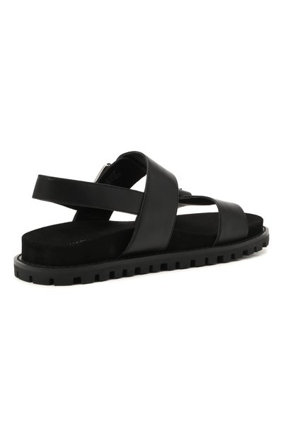 Кожаные сандалии judd MICHAEL MICHAEL KORS черного цвета по цене 21200 руб., арт. 40T1JUFA2L, фото 4 Кожаные сандалии judd MICHAEL MICHAEL KORS, арт. 40T1JUFA2L, фото 4