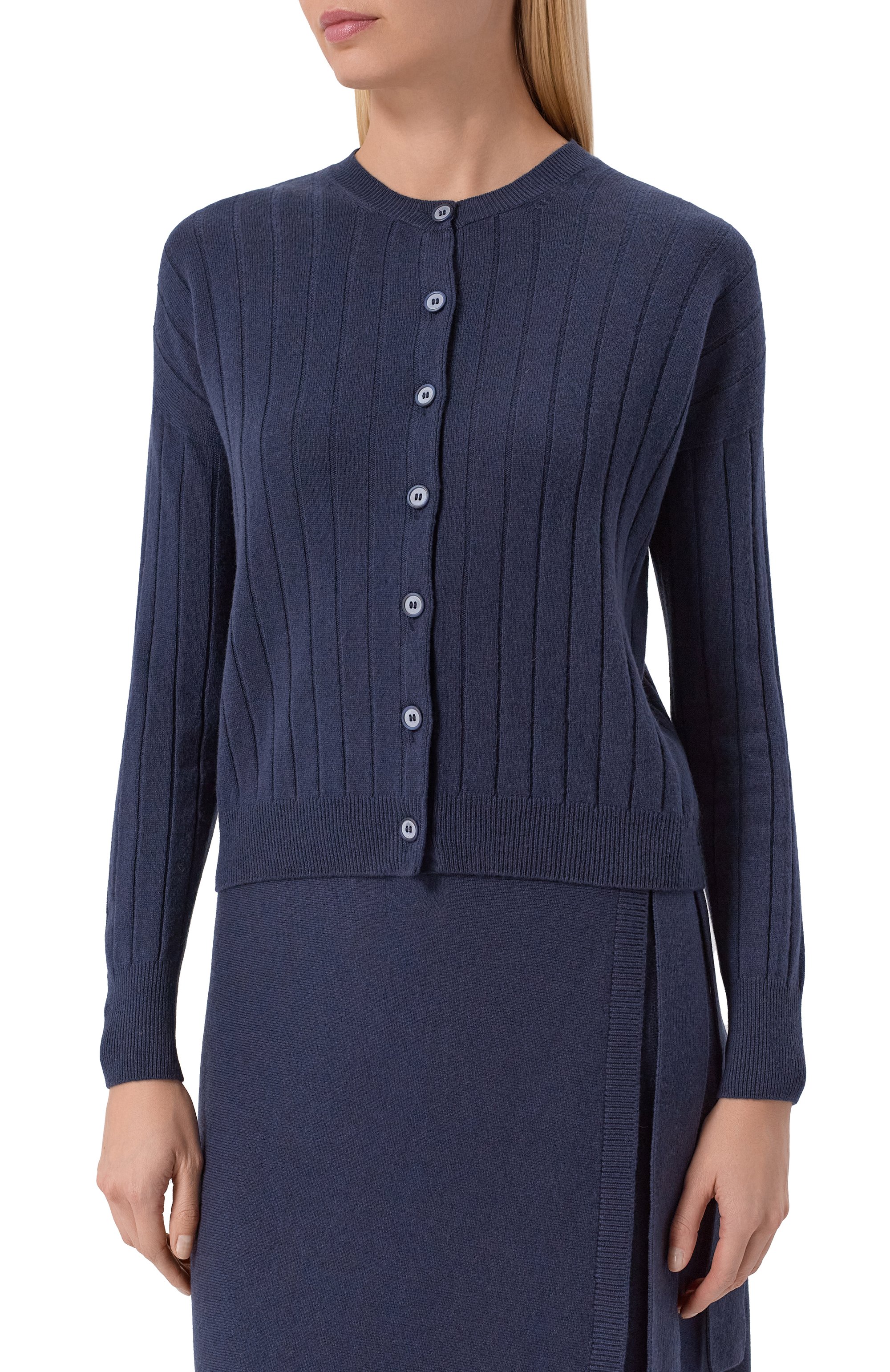 Кардиган из шерсти и вискозы GRAN SASSO, арт. 54237/12832, фото 3