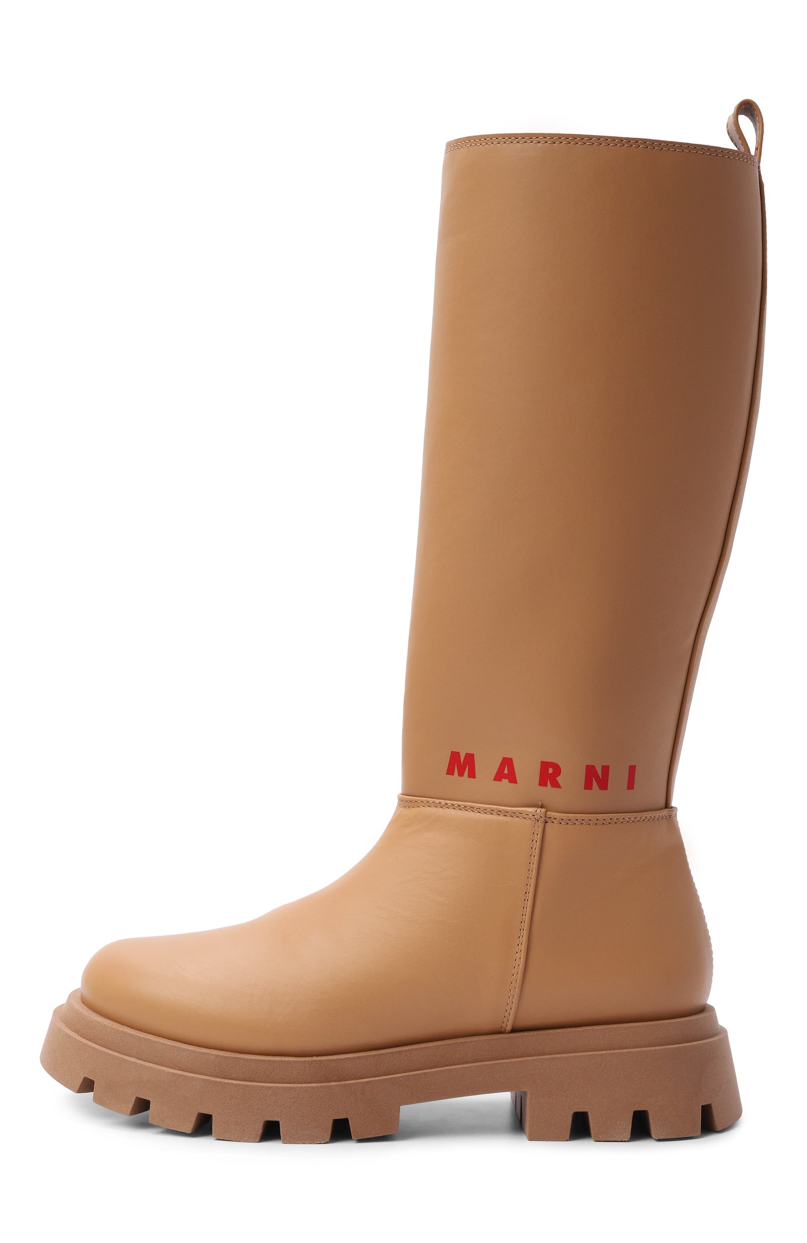 Сапоги MARNI светло-коричневого цвета по цене 47900 руб., арт. 83843/VAR4, фото 2 Сапоги MARNI, арт. 83843/VAR4, фото 2