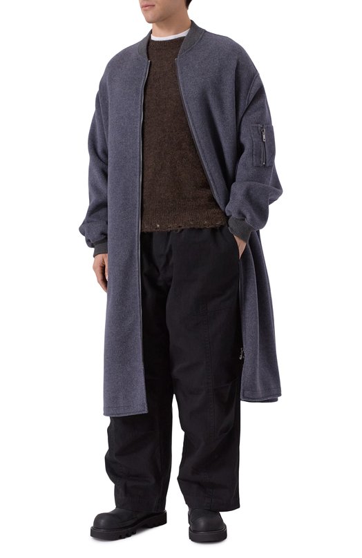 Пальто из шерсти и кашемира Giorgio Brato TX26F1823WTM Серый  TX26F1823WTM Фото 2