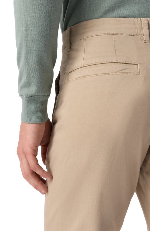 Хлопковые брюки Bogner 18036888 Бежевый  18036888 Фото 5