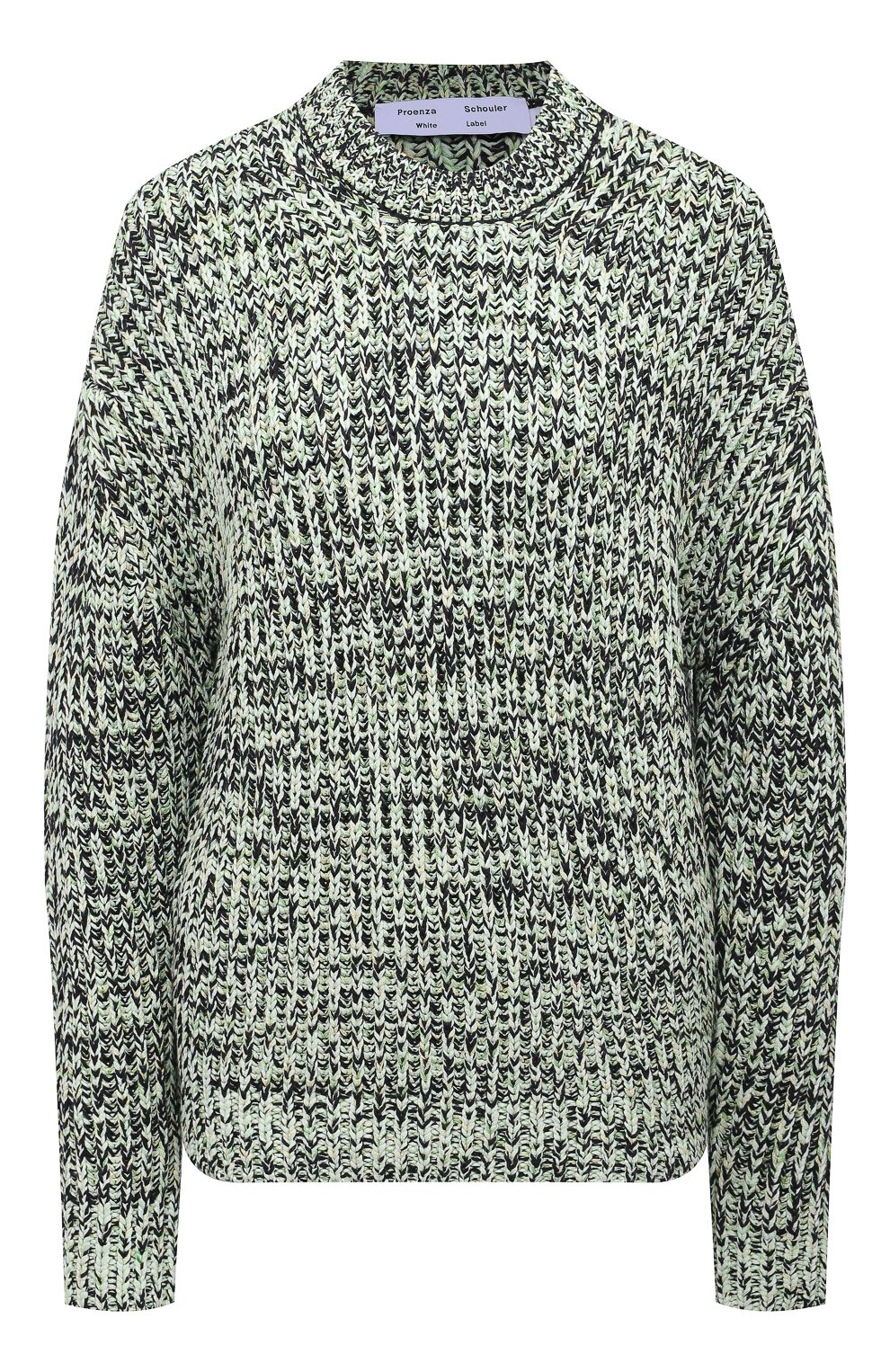 Свитер из хлопка и вискозы PROENZA SCHOULER WHITE LABEL, арт. WL2117566-KC084, фото 1