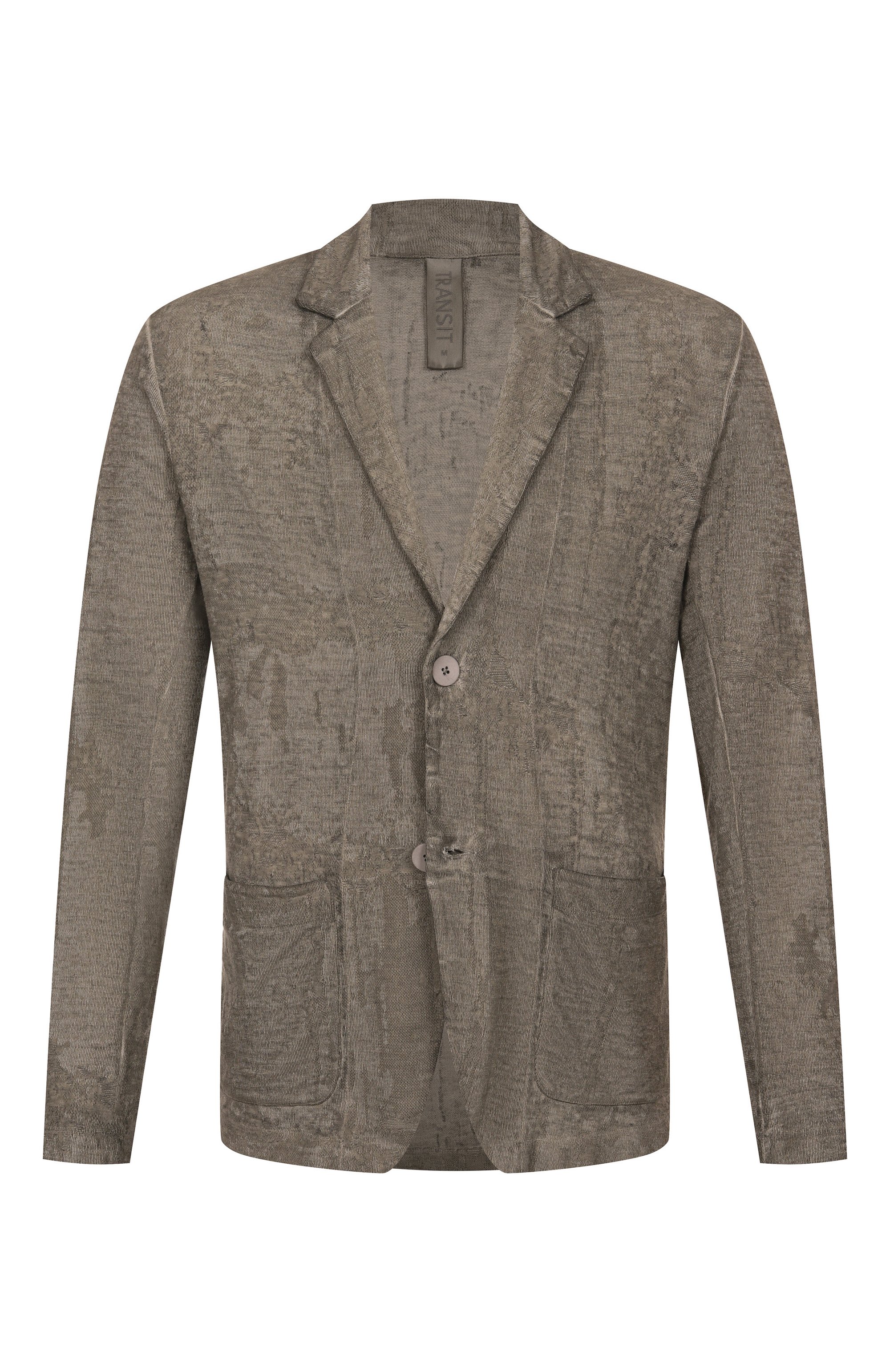 Пиджак изо льна и хлопка TRANSIT, арт. CFUTRZ18531E, фото 1