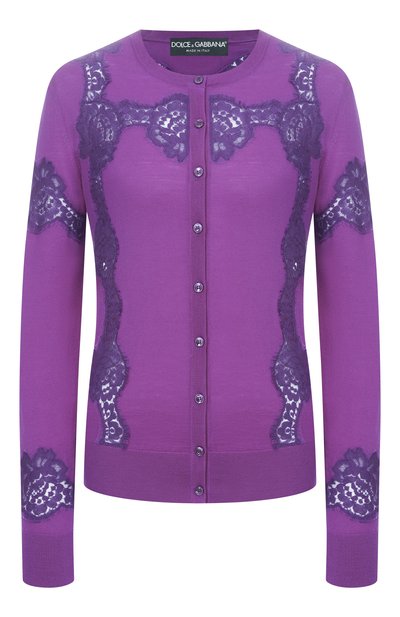 Женский кардиган из шерсти и хлопка DOLCE & GABBANA, арт. FXV05T/JDVCS